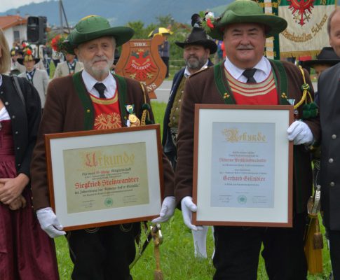 Ehrungen beim Bataillons-Schützenfest 2017