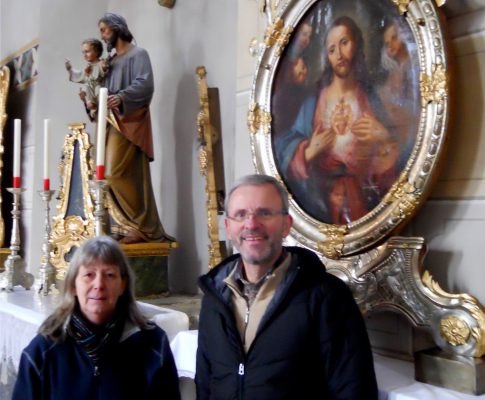 Herz-Jesu-Bild wieder in der Pfarrkirche