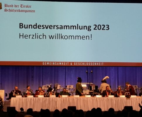 Bundesversammlung des Tiroler Schützenbundes 2023 am 23.4.2023