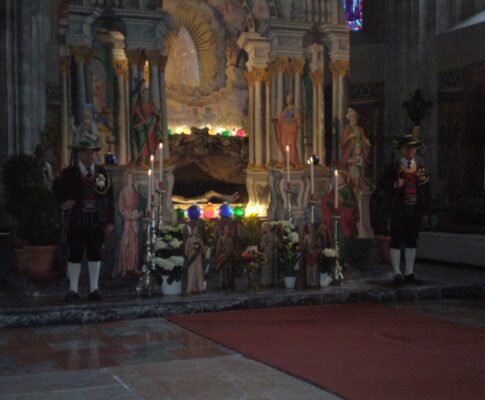 Grablegung in der Pfarrkirche Schwaz am 7.4.2023